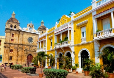 Cartagena ciudad amurallada desde Medellín