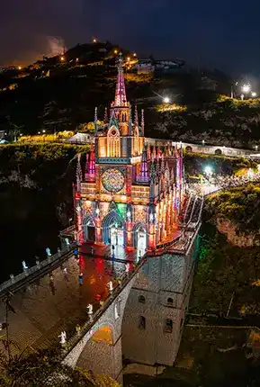 Santuario de las lajas - Excursión sur de colombia